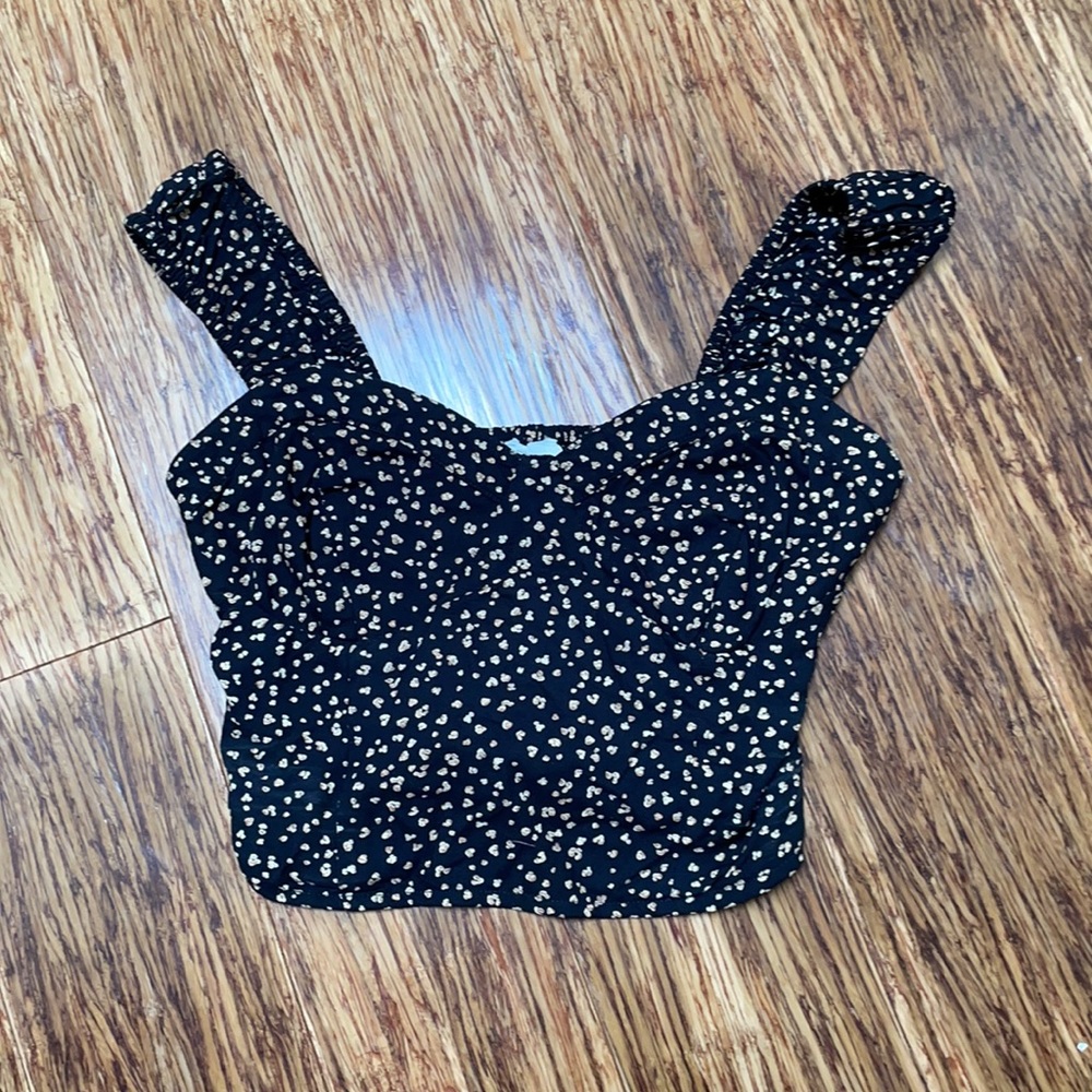 Japna leopard print corset style crop top size small - Picture 2 of 4